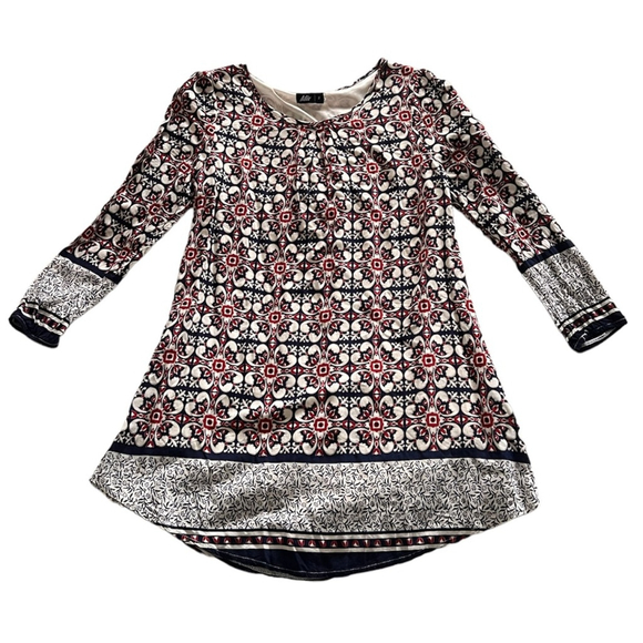 Dresses & Skirts - Long Sleeve Mini Tunic Dress